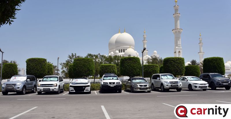 All cars at Grand Mosque, Abu Dhabi