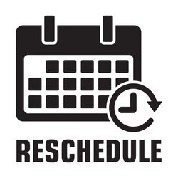 Rescheduling fees - 1 day before